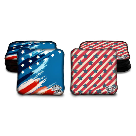 Stars and Stripes American Flag Cornhole Bags