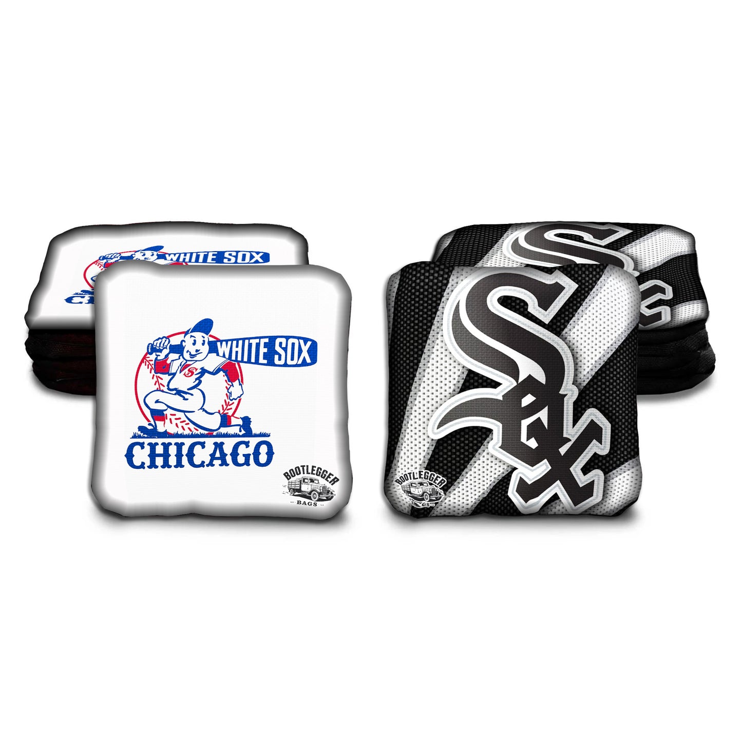 Chicago White Sox Fan Art Cornhole Bags
