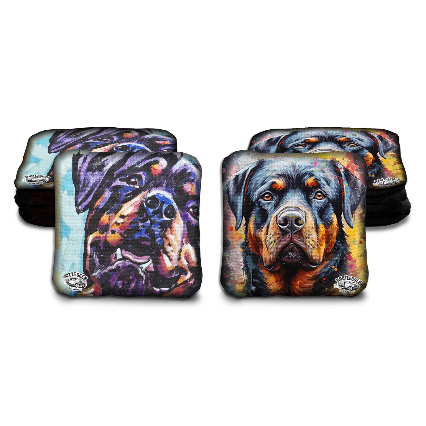 Rottweiler Cornhole Bags