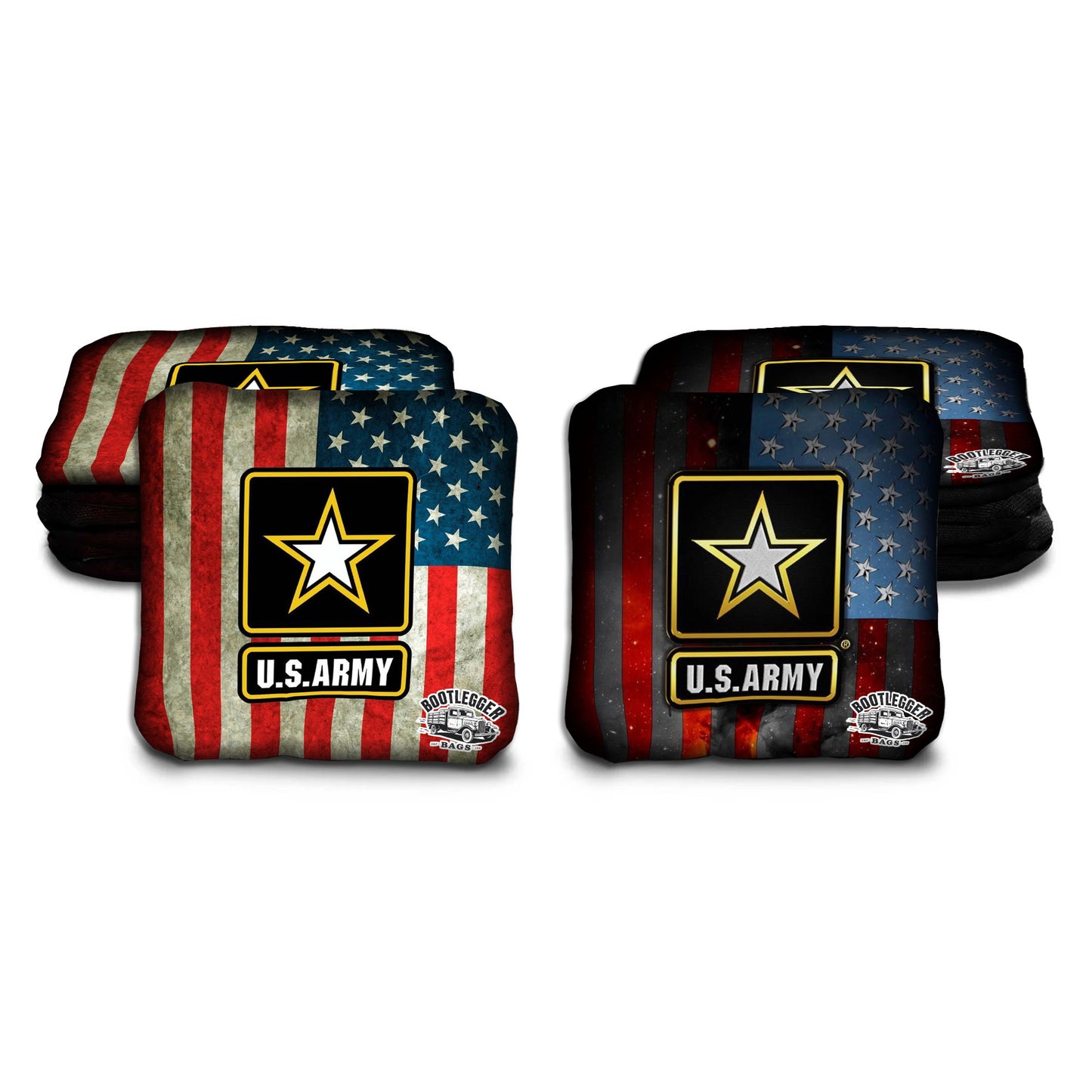 Army American Flag Cornhole Bags