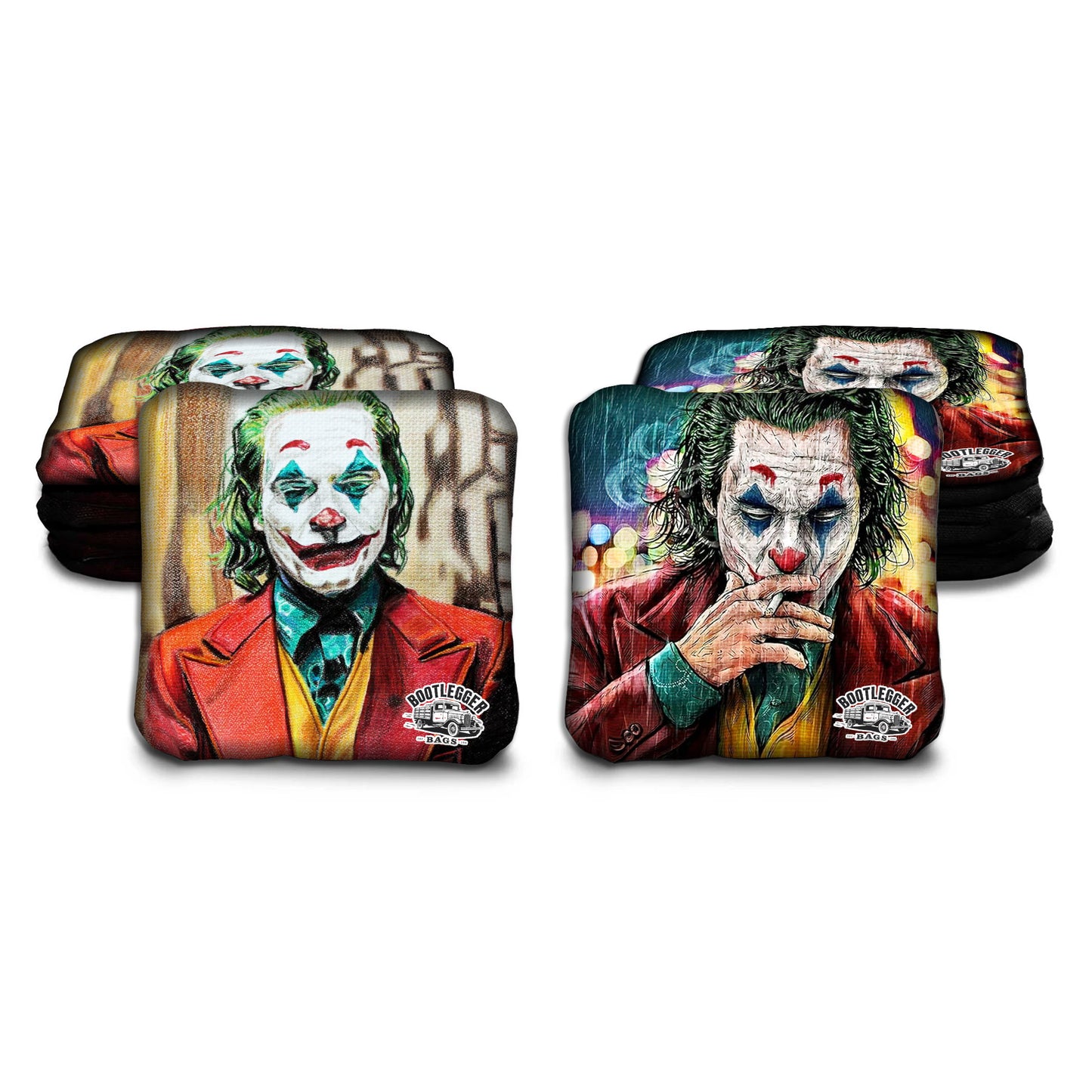 The Joker Fan Art Cornhole Bags
