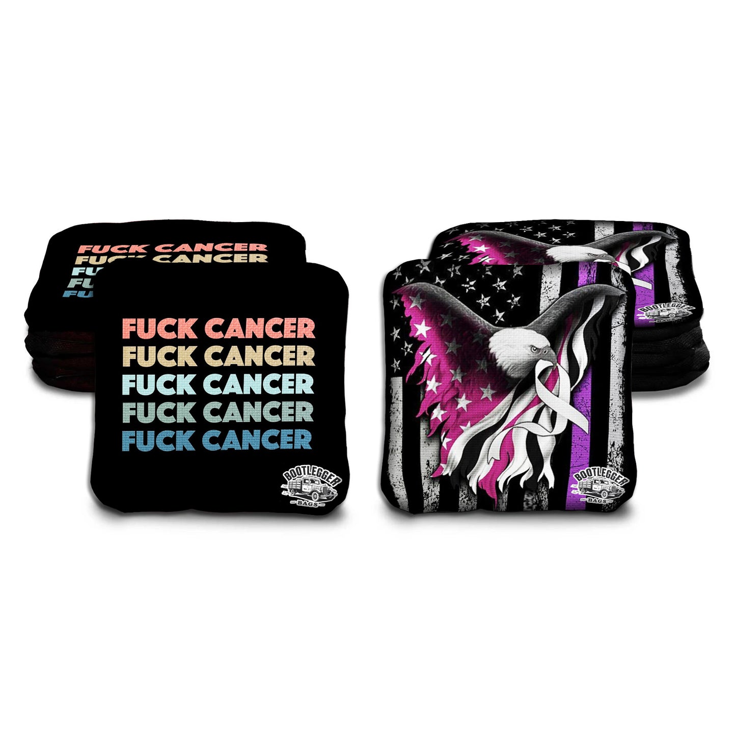 F*ck Cancer Cornhole Bags