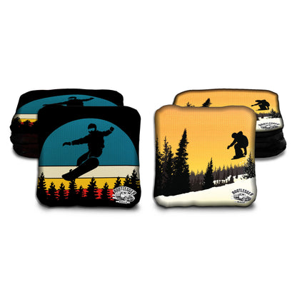 Snow Boarding Cornhole Bags