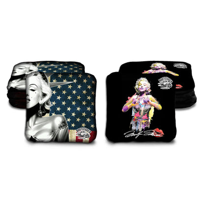 Marilyn Monroe Fan Art Cornhole Bags