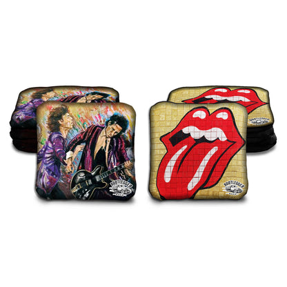 Rolling Stones Fan Art Cornhole Bags