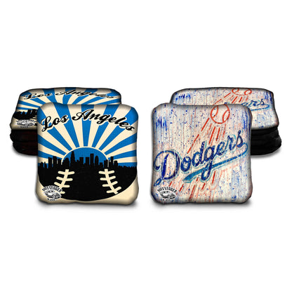 LA Dodgers Fan Art Cornhole Bags