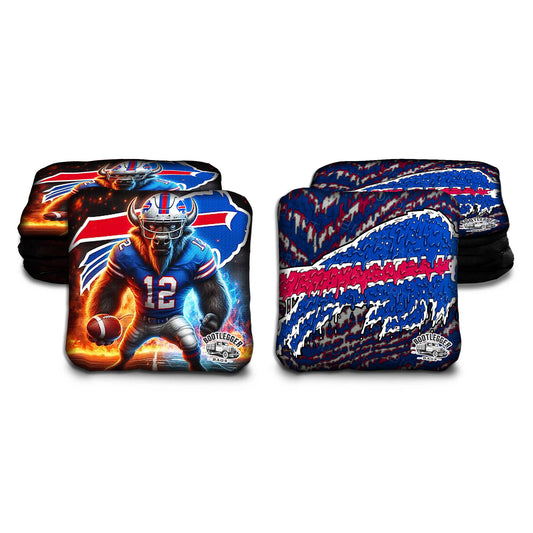 Buffalo Bills Fan Art Cornhole Bags