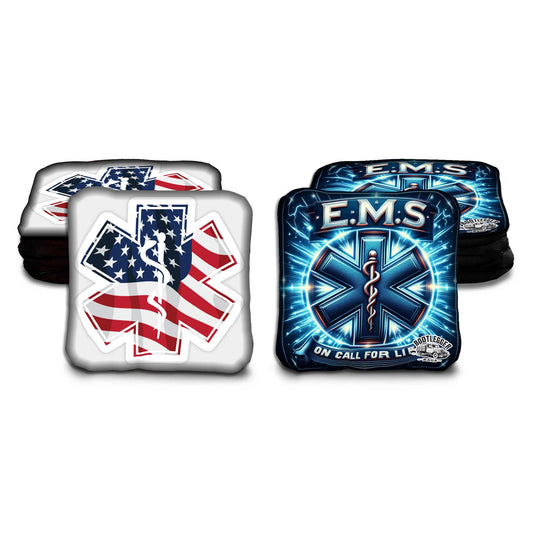 E.M.S. Star of Life Cornhole Bags