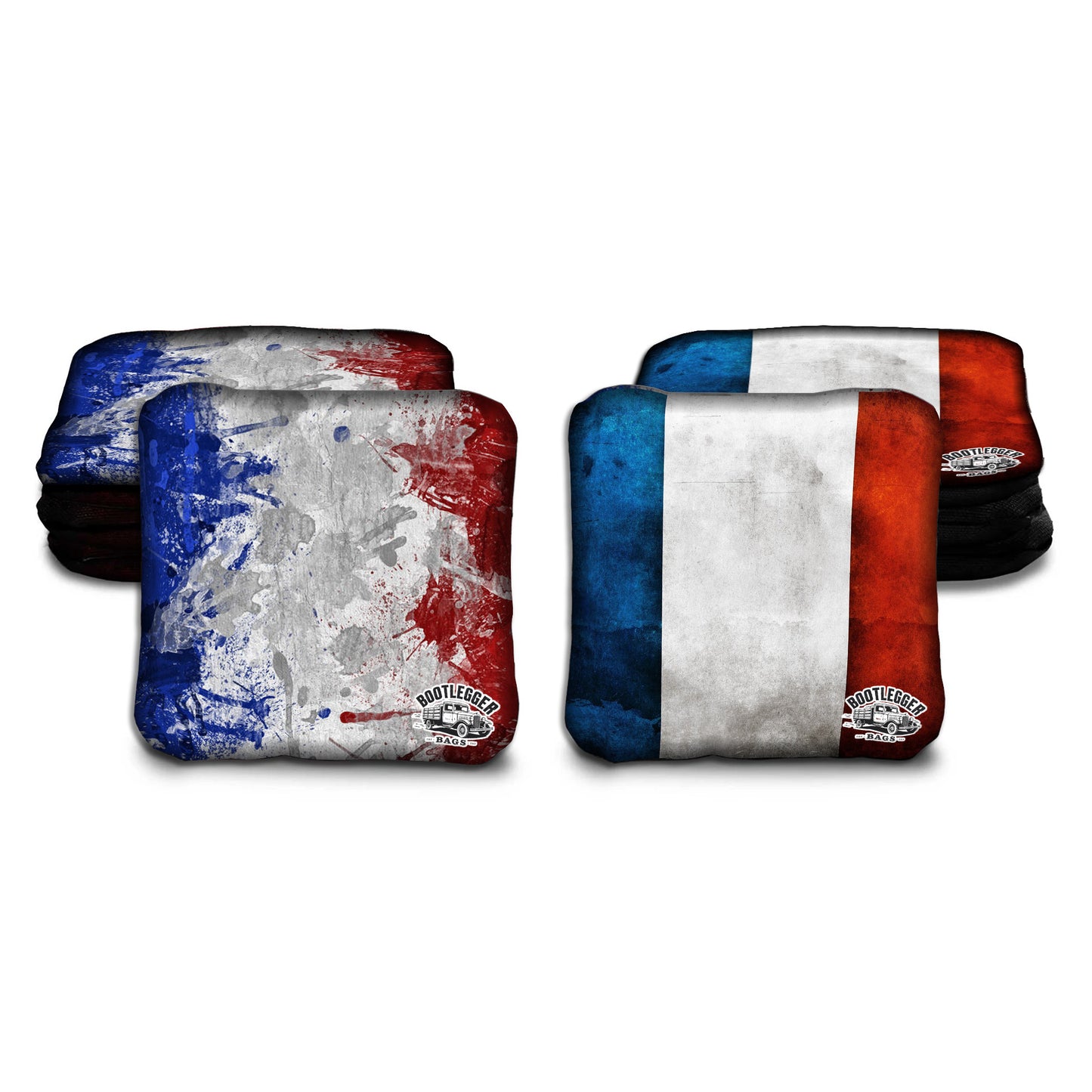 French Flag Cornhole Bags