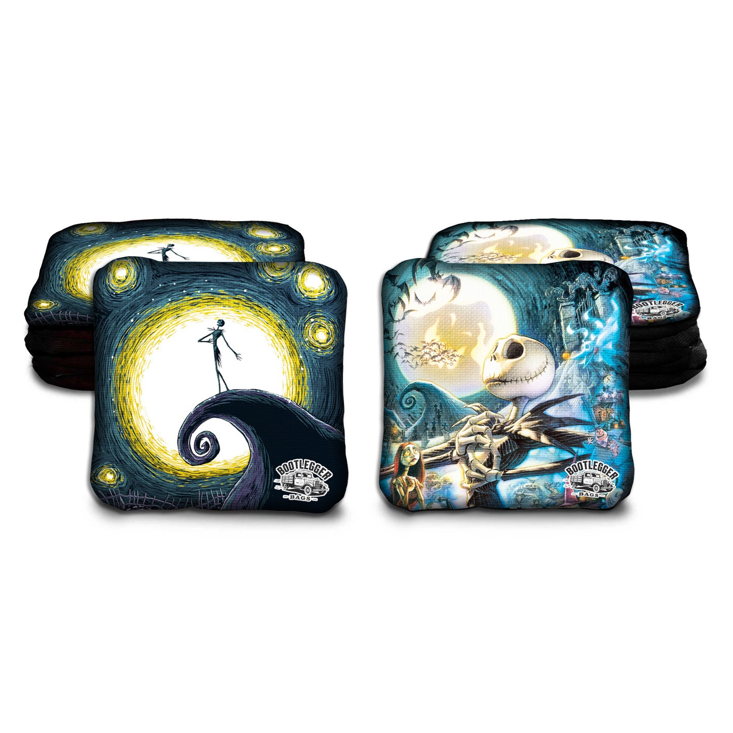 Nightmare Before Christmas Fan Art Cornhole Bags