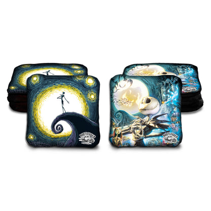 Nightmare Before Christmas Fan Art Cornhole Bags