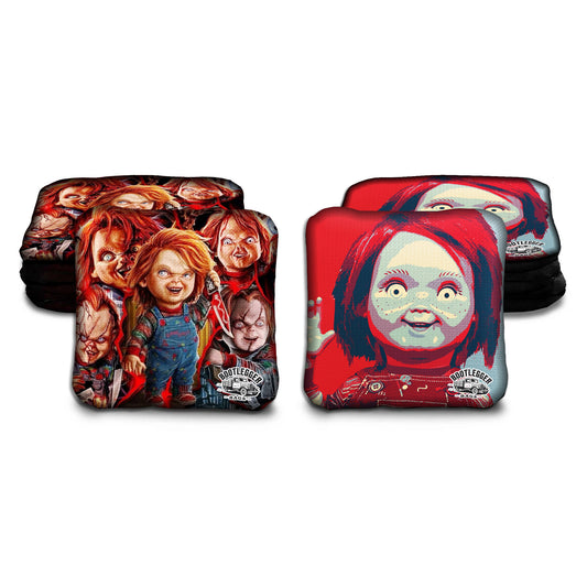 Chucky Fan Art Cornhole Bags