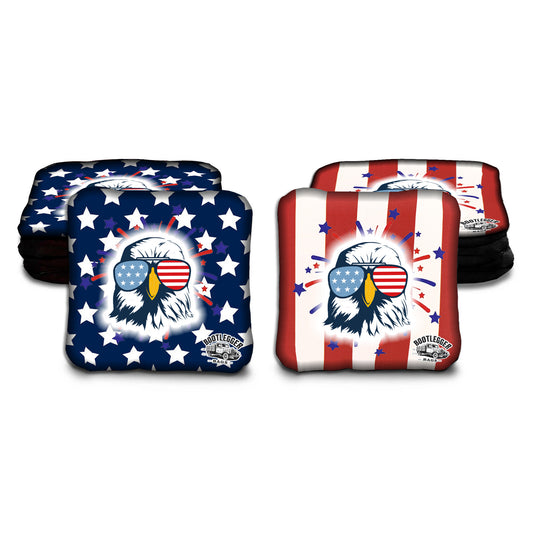 Patriotic Eagle Cornhole Bags