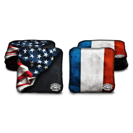 French and American Cornhole Bags