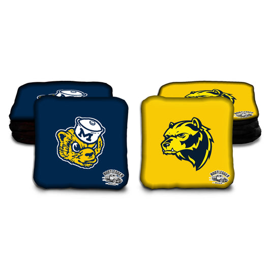 UofM Throwback Cornhole Bags