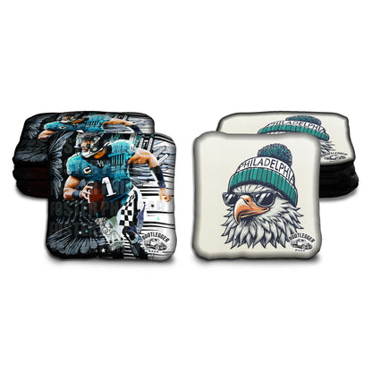 Philadelphia Eagles Fan Art Cornhole Bags