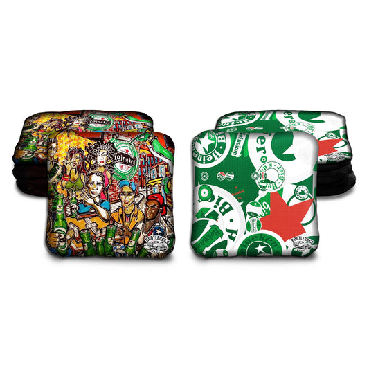 Heineken Fan Art Cornhole Bags