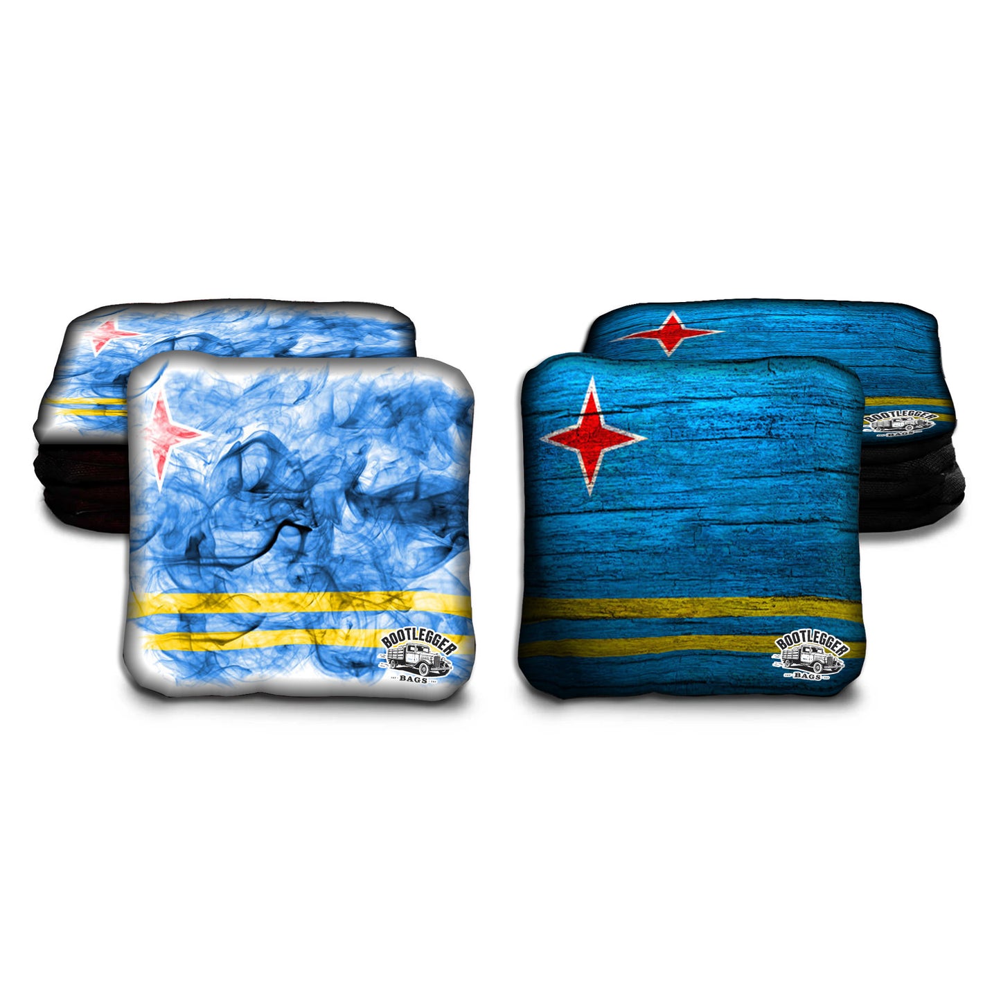 Aruban Flag Cornhole Bags