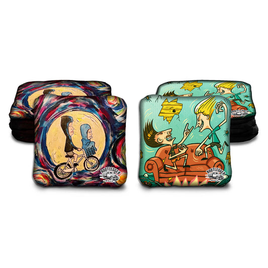 Beavis and Butthead Fan Art Cornhole Bags