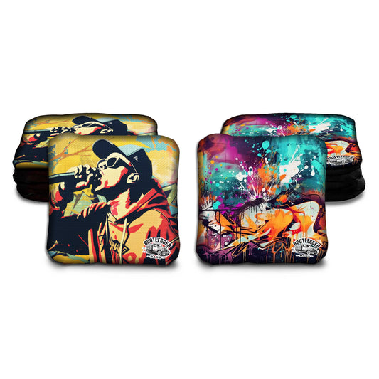 Rap Themed Cornhole Bags