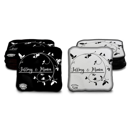 Wedding Bride and Groom First Name Cornhole Bags