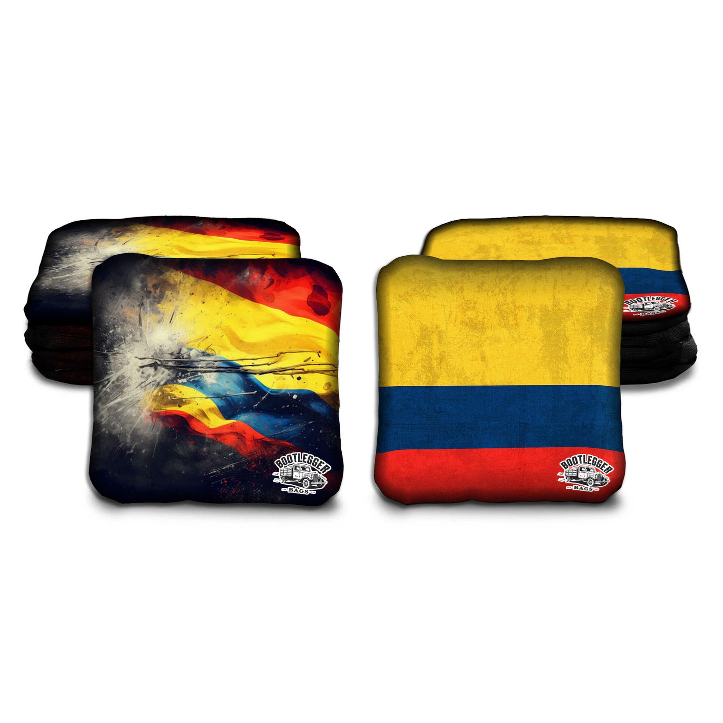 Columbian Flag Cornhole Bags