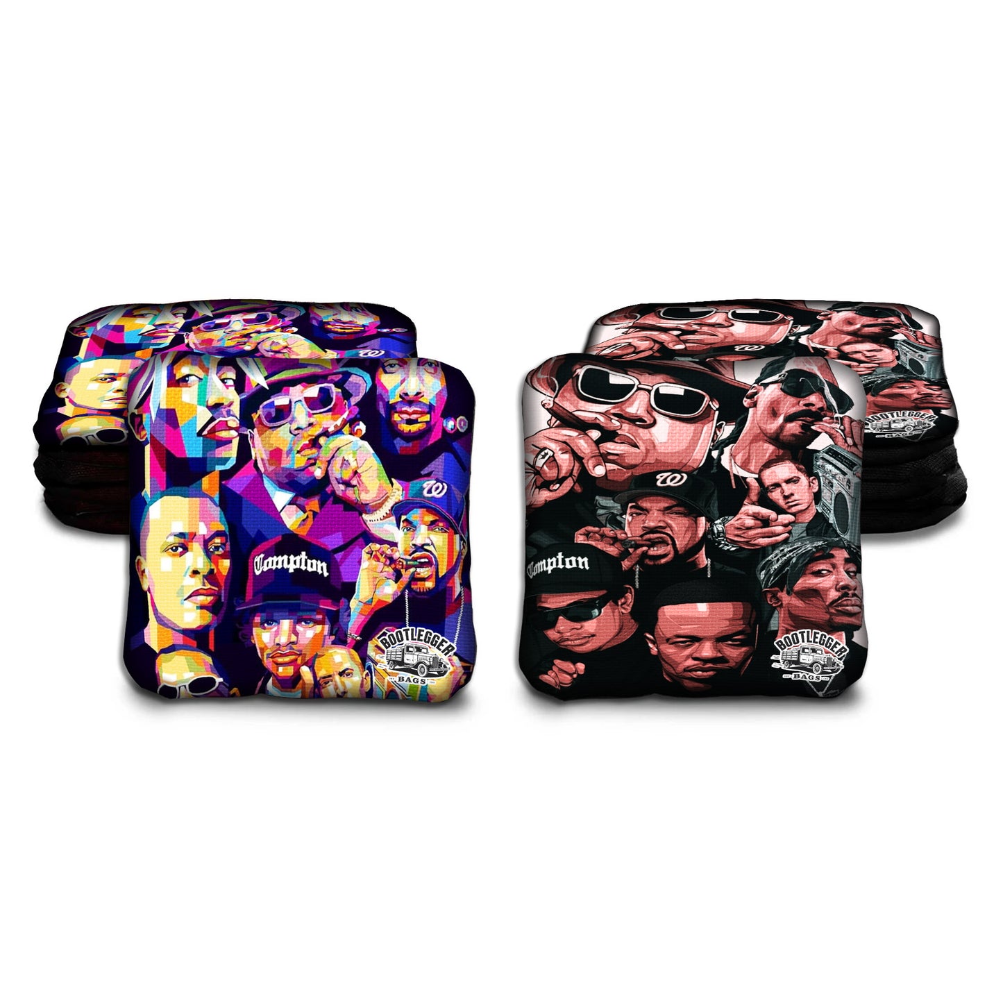 Rap Legends Cornhole Bags