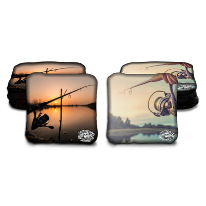 Fishing Pole Cornhole Bags