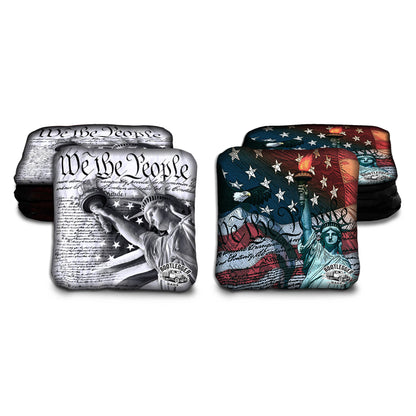 Statue of Liberty We the People Cornhole Bags