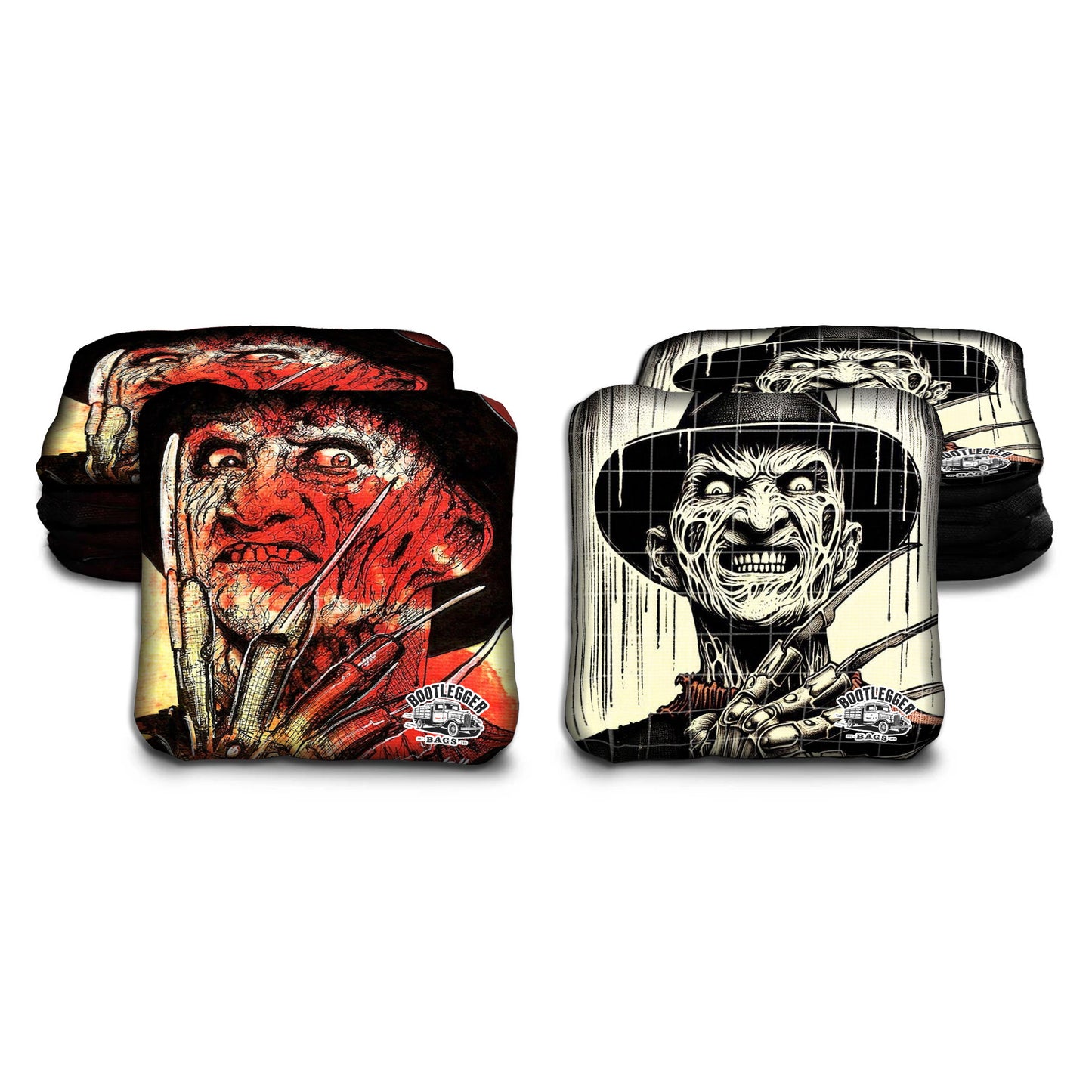 Freddy Kruger Fan Art Cornhole Bags
