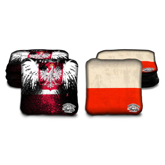 Polish Flag Cornhole Bags
