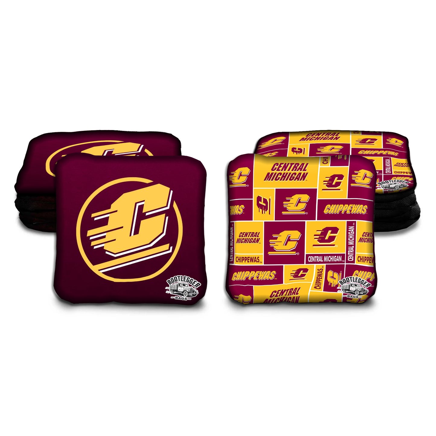 Central Michigan University Cornhole Bags