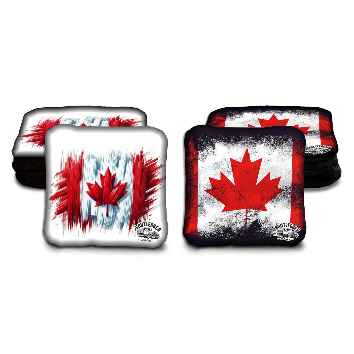 Canadian Flag Maple Leaf Cornhole Bags