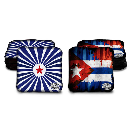 Cuban Flag Cornhole Bags