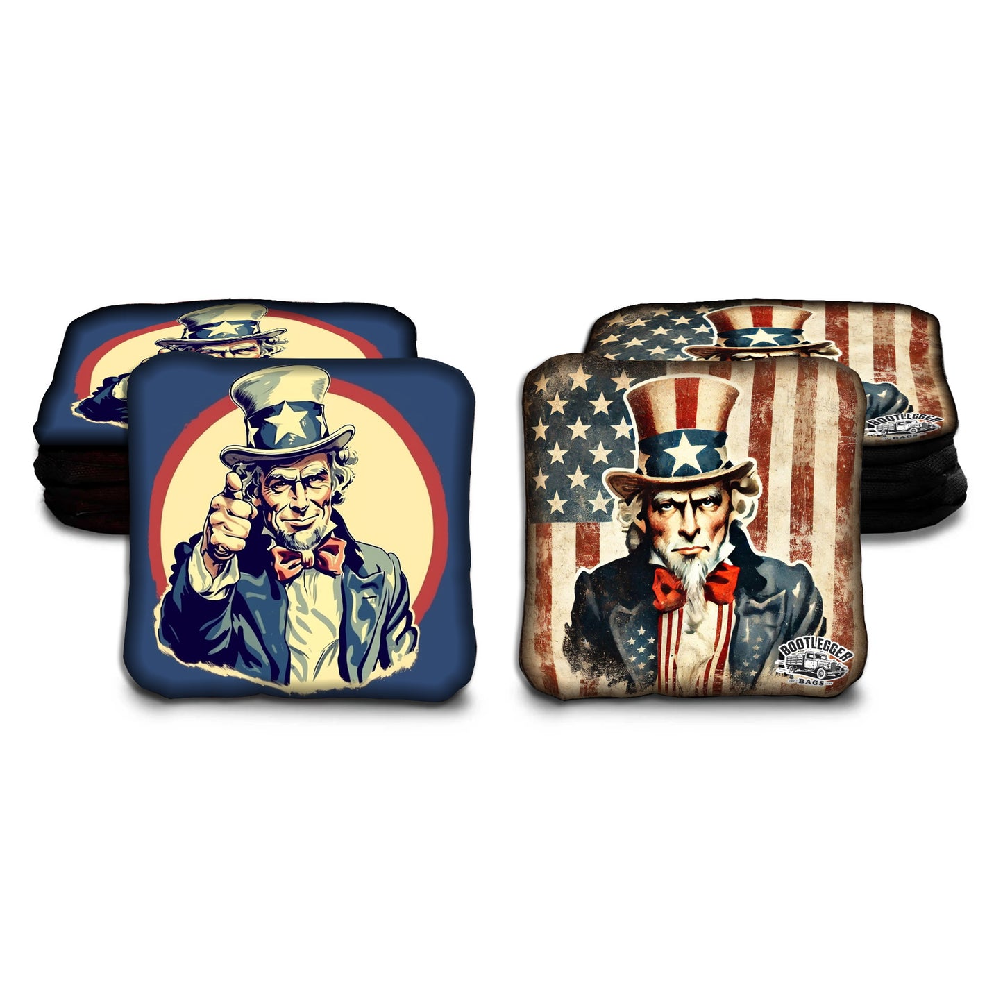 Uncle Sam I Want You Cornhole Bags
