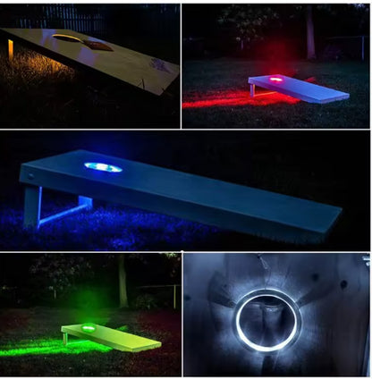 16 Color Changeable Cornhole Hole Lights