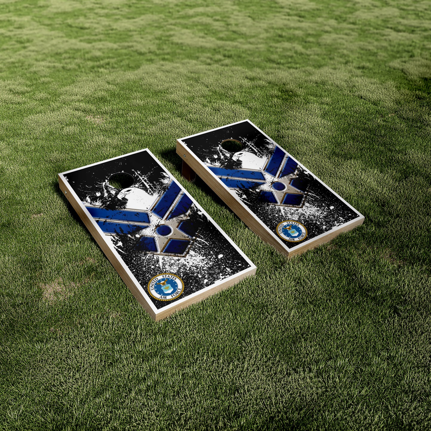 United States Air Force Splattered Logo Vinyl Wraps/Skins