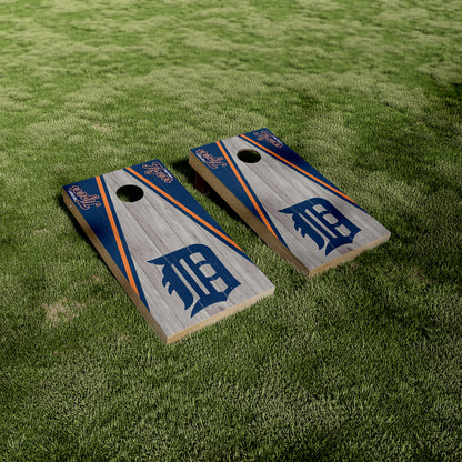 Detroit Tigers Shuffleboard Style Cornhole Wraps/Skins