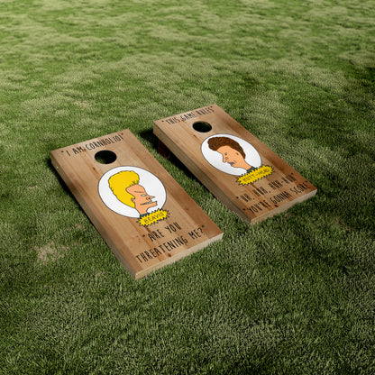 Beavis and Butthead Cornhole Vinyl Wraps/Skins