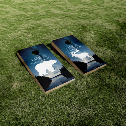 Life on the River Bear and Moose Vinyl Wraps/Skins