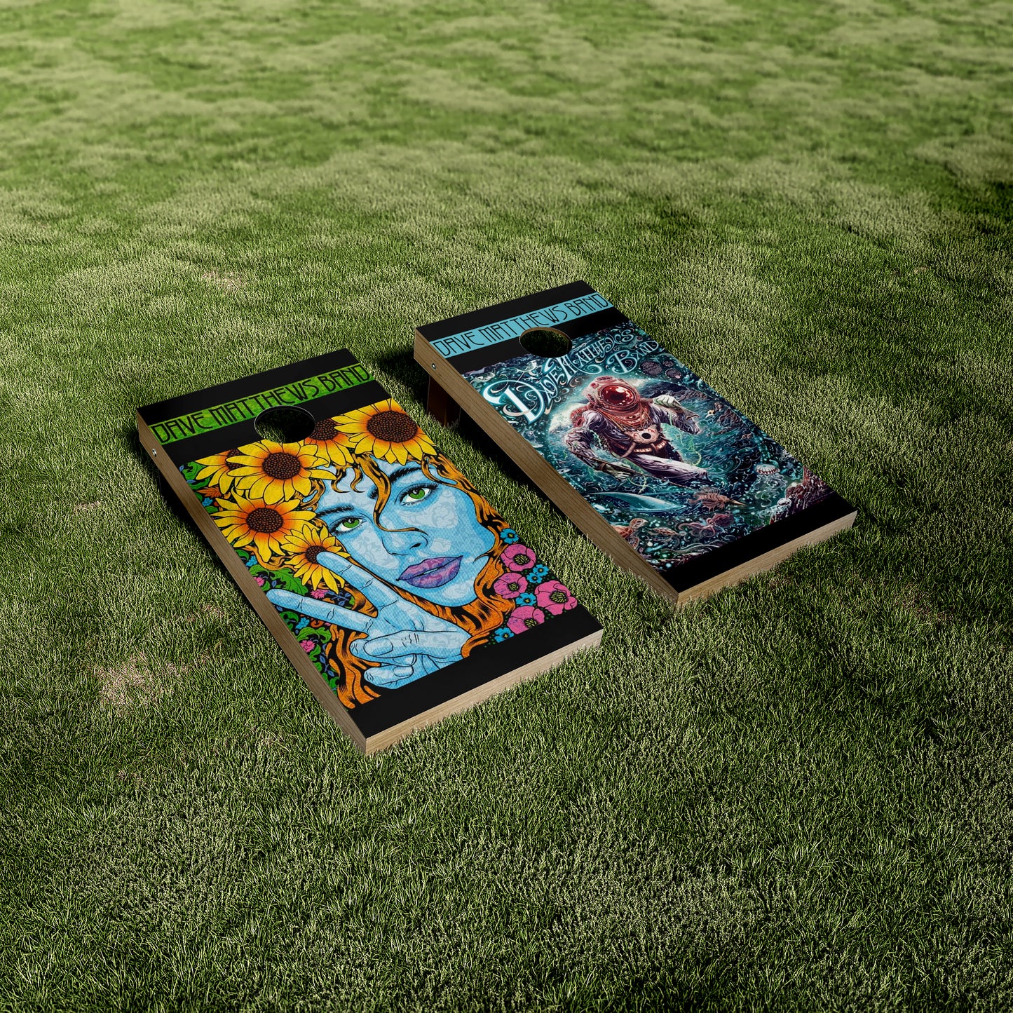 Dave Mathews Band Album Covers Cornhole Wraps/Skins