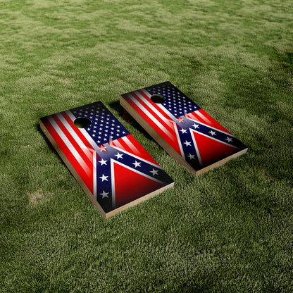 American Confederate Flag Cornhole Wraps/Skins