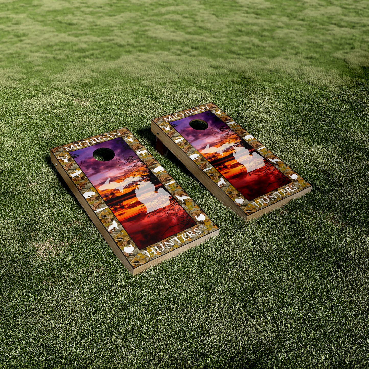 Michigan Hunter Peninsula Sunset Vinyl Wraps/Skins