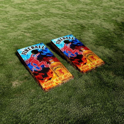 Fireball Whiskey 'Burns like Hell' Vinyl Wraps/Skins