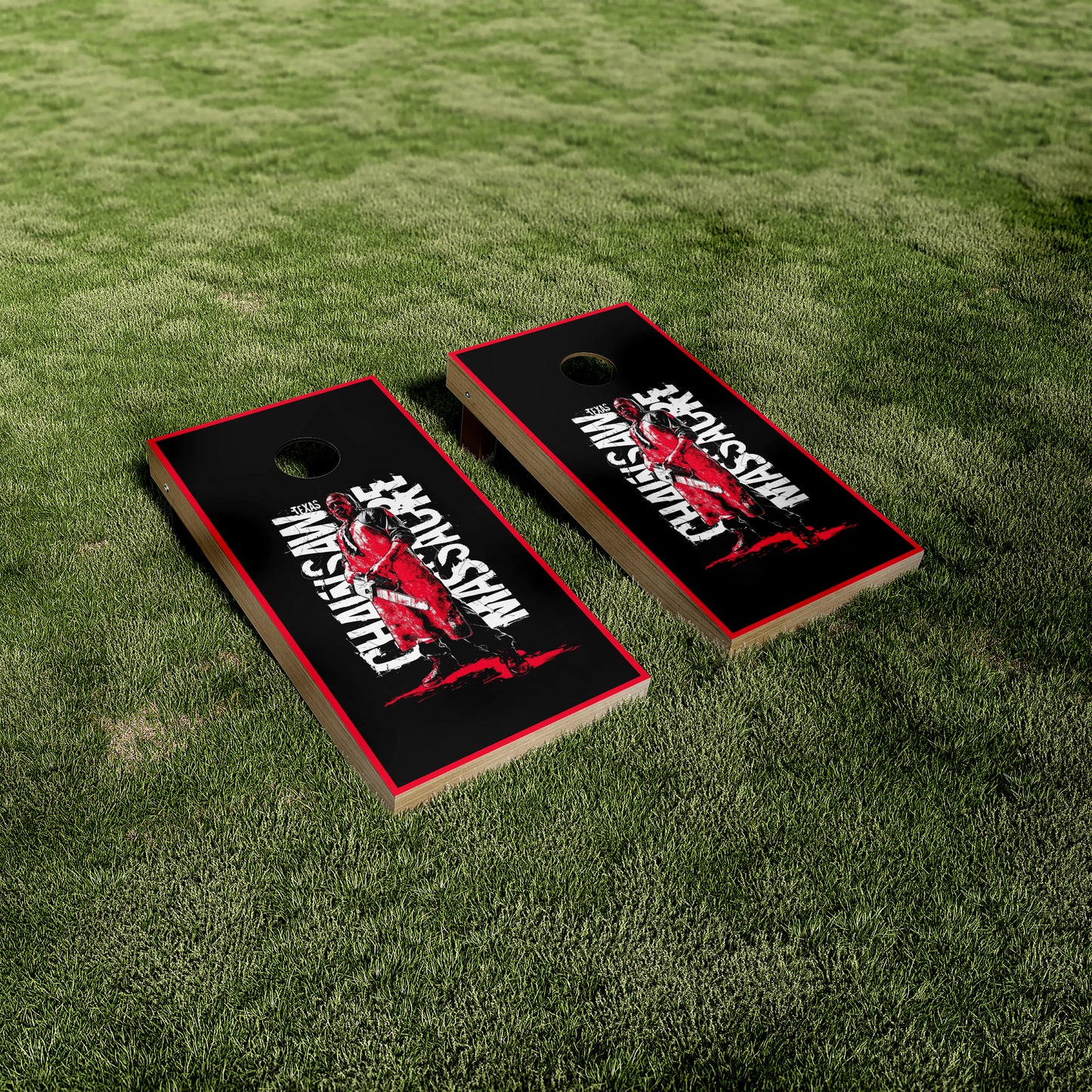 Texas Chainsaw Massacre Cornhole Wraps/Skins