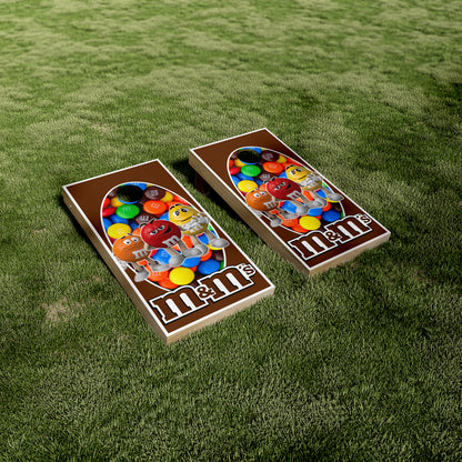 Chocolate M&Ms Cornhole Wraps/Skins