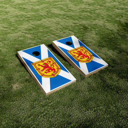 Scottish Flag Cornhole Vinyl Wraps/Skins