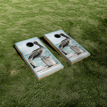 Pelicans on Dock printe Vinyl Wraps/Skins