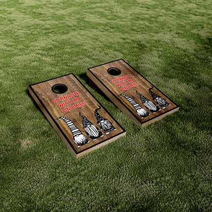 Hanging with my Gnomies Cornhole Wraps/Skins