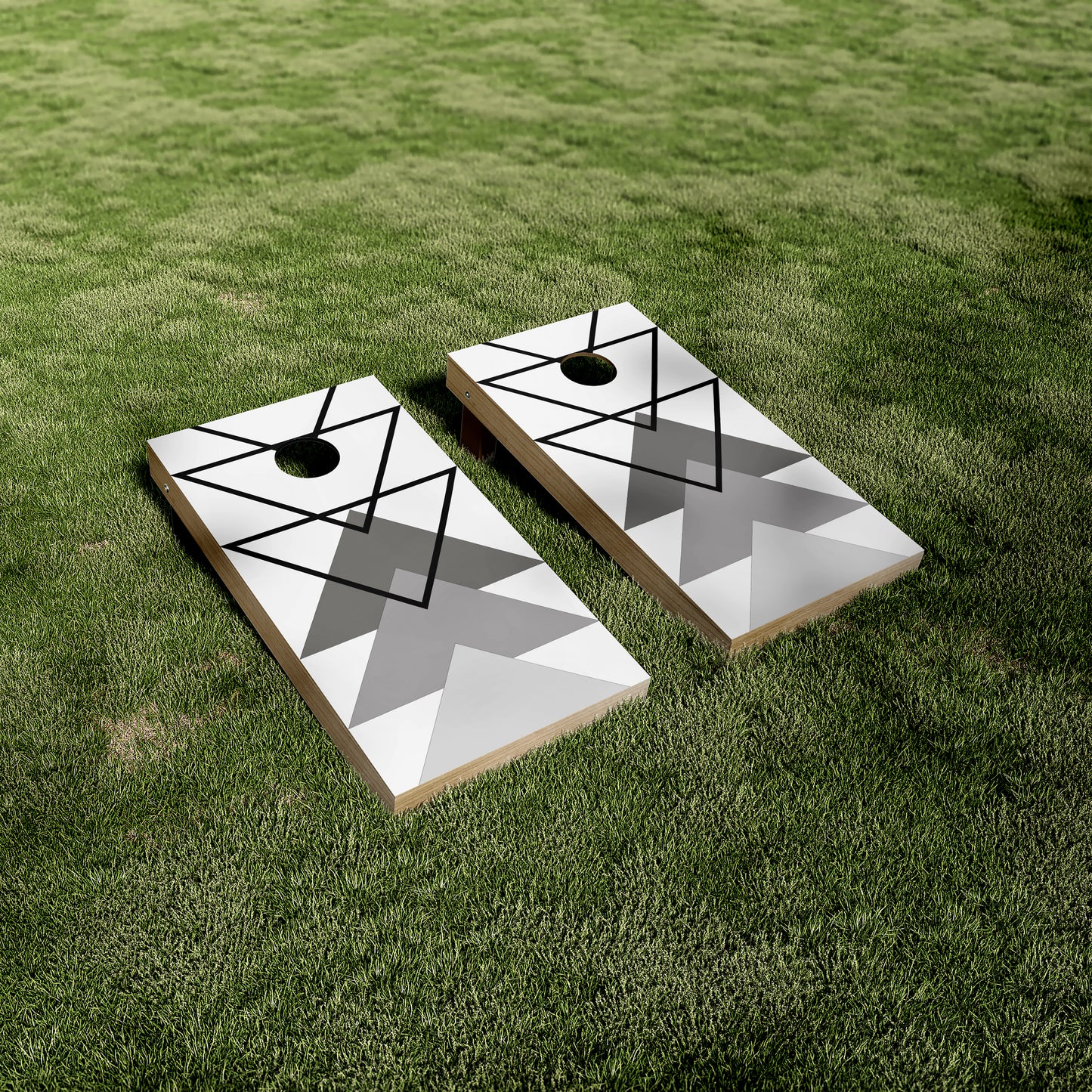 Triangle Geometric Shapes Cornhole Wraps/Skins